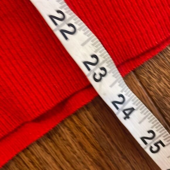 Candace Cameron Bure pink and red colorblock button front cardigan small - Picture 8 of 11
